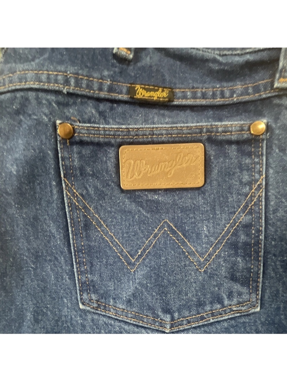 Vintage 1989 Wrangler Jeans Made in USA 36x30 Excellent Condition 100% Cotton - Picture 2 of 6